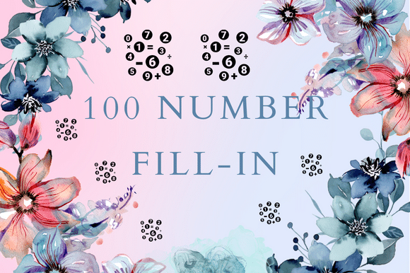 120 NUMBER FILL-in: A Bold Typographic Statement