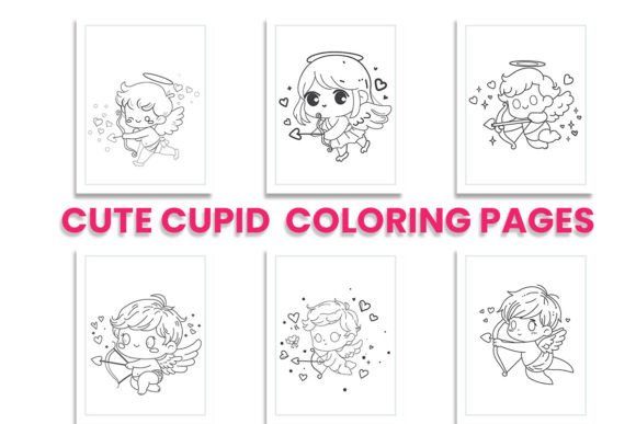 Cute Cupid Coloring Pages