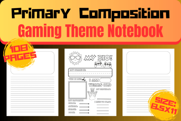 Gaming Primary Composition Notebook: A Unique Resource for Creative Expression