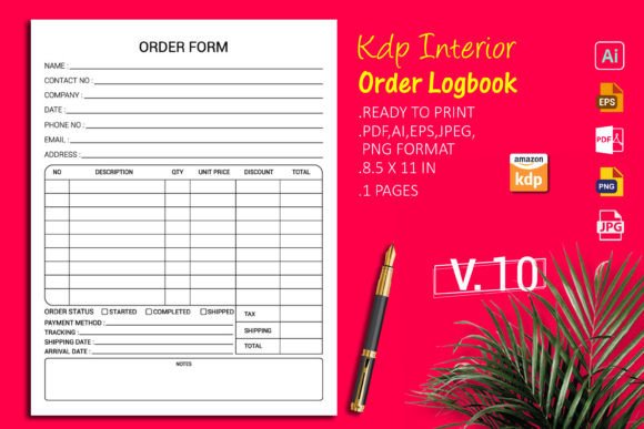 Order and Sales Log Book KDP Interior: Streamline Your Publishing Workflow