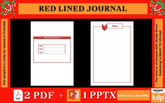 Red Lined Journal: A Practical Tool for Organization and Productivity